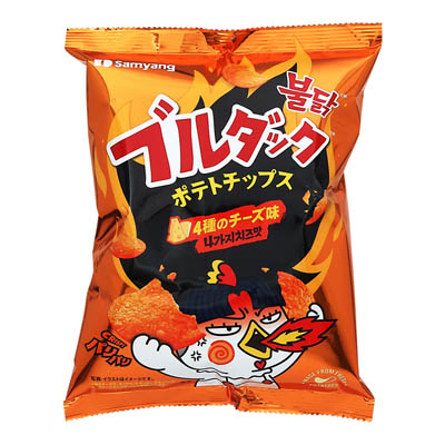三養　ブルダックポテトチップス　4種のチーズ味　55ｇ