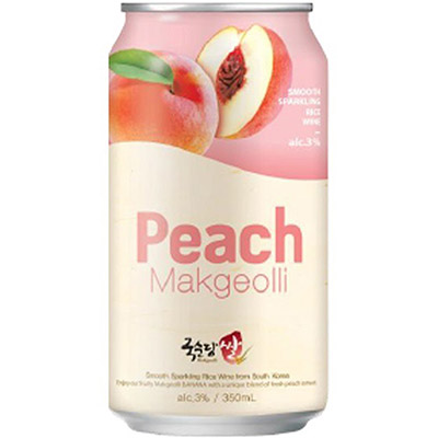 ＢＳＪ　麹醇堂米マッコリもも　３５０ｍｌ