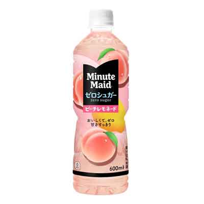 ☆コカ・コーラ　ミニッツメイドゼロシュガー　ピーチレモネード　600ｍｌ