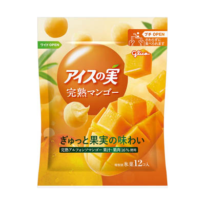 ☆グリコ　アイスの実　完熟マンゴー　84ｍｌ