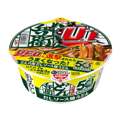 日清　汁なしどん兵衛だしソース焼うどん　93g
