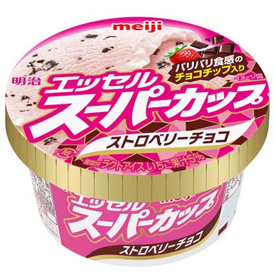 ☆明治　エッセルスーパーカップ　ストロベリーチョコ