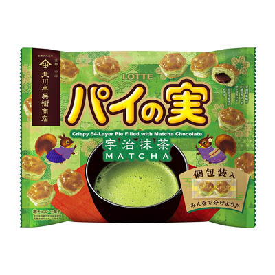 ☆ロッテ　パイの実シェアパック＜宇治抹茶＞　124ｇ