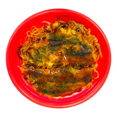 広島風お好み焼き(イカ天そば)