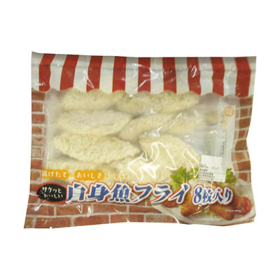 サクッとおいしい白身魚フライ　８枚入り