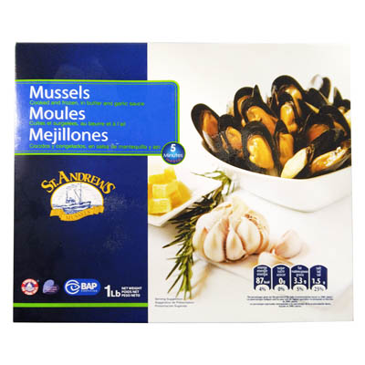 味付ムール貝（バター＆ガーリック）（冷凍）