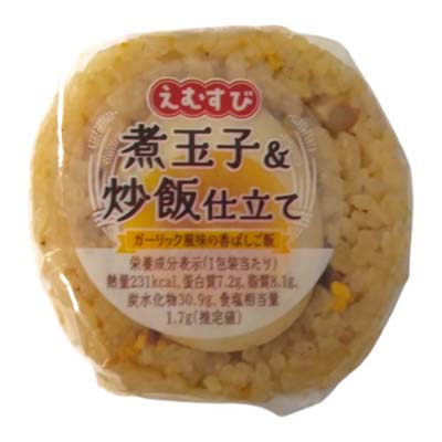 えむすび　煮玉子＆炒飯仕立て