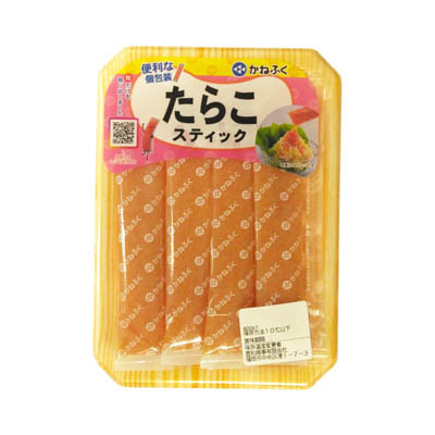 かねふく　無着色スティックたらこ　25g×4