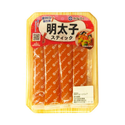 かねふく　無着色スティック明太子　25g×4