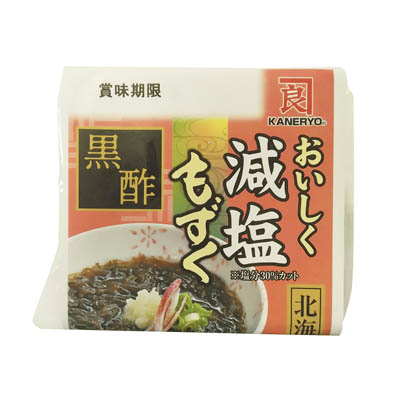 おいしく減塩もずく（黒酢）３個パック