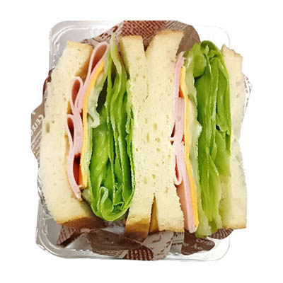 レタスたっぷりハムチーズサンド　２切