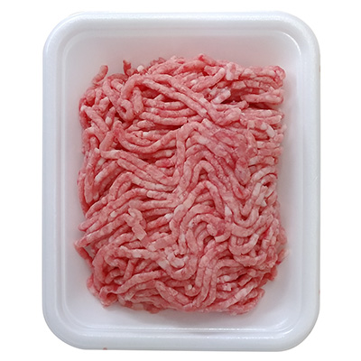 【グラム売】牛豚合挽ミンチ小（解凍、牛肉（国産）、豚肉（国産））　約200ｇ