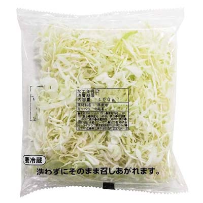 サラダクラブ　千切りキャベツ　1袋（100ｇ）