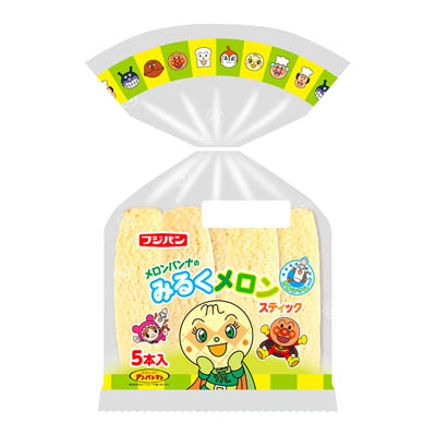 フジパン　メロンパンナのみるくメロン５本