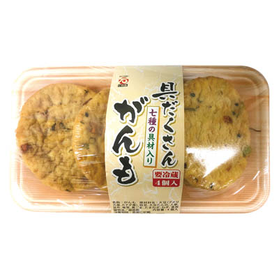 石見 具だくさんがんも4個